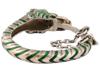 ITALIAN GUCCI SILVER ENAMEL TIGER BANGLE BRACELET PIC-4