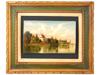 ANTIQUE DUTCH LANDSCAPE OIL PAINTING PIC-0