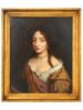 ANTIQUE 18TH C FRENCH FEMALE PORTRAIT OIL PAINTING PIC-0