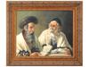 MID CENTURY JUDAICA PORTRAIT OIL PAINTING SIGNED PIC-0