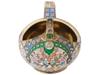 RUSSIAN GILT SILVER CLOISONNE ENAMEL KOVSH LADLE PIC-3