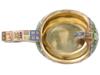 RUSSIAN GILT SILVER CLOISONNE ENAMEL KOVSH LADLE PIC-4