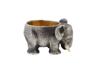 RUSSIAN SILVER ELEPHANT SALT CELLAR WITH RUBY EYES PIC-3