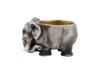 RUSSIAN SILVER ELEPHANT SALT CELLAR WITH RUBY EYES PIC-4