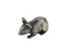 RUSSIAN 84 SILVER FIGURE OF A MOUSE W RUBY EYES PIC-0