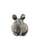 RUSSIAN 84 SILVER FIGURE OF A MOUSE W RUBY EYES PIC-4