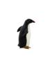 RUSSIAN CARVED JADE SILVER RUBY PENGUIN FIGURINE PIC-4