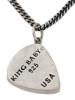 SILVER DIAMONDS NECKLACE W PENDANT BY KING BABY PIC-3