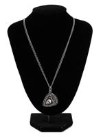 SILVER DIAMONDS NECKLACE W PENDANT BY KING BABY