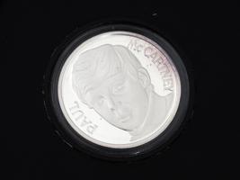 1990 THE BEATLES PAUL MCCARTNEY PURE SILVER COIN