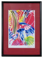 AMERICAN ABSTRACT LITHOGRAPH BY JAMES ROSENQUIST