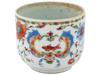 CHINESE FAMILLE ROSE POMPADOUR PORCELAIN TEA CADDY PIC-0