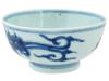 ANTIQUE CHINESE KANGXI BLUE AND WHITE PORCELAIN BOWL PIC-3