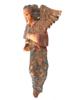 ANTIQUE EUROPEAN HAND CRAFTED WOODEN ANGEL FIGURE PIC-2