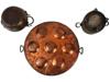 3 COPPER ITEMS POT FRENCH EGG POACHING PAN CUP PIC-3