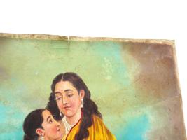 INDIAN SHAKUNTALA OIL PAINTING AFTER RAJA RAVI VARMA