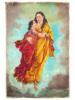 INDIAN SHAKUNTALA OIL PAINTING AFTER RAJA RAVI VARMA PIC-0