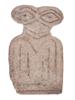 ANCIENT CARVED STONE EYE IDOL FIGURINE PIC-0