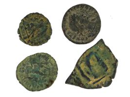 COLLECTION OF ANCIENT GREEK AND ROMAN BRONZE COINS