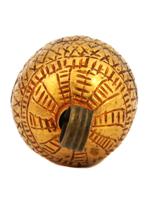 LARGE ANCIENT GOLD BEAD PENDANT 300 TO 500 BC