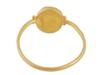 ANCIENT ROMAN EMPIRE GOLD RING WITH GLASS CABOCHON PIC-3