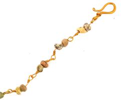 ANCIENT ROMAN GOLD BRACELET DESIGNED WITH GLASS BEADS