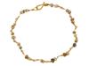 ANCIENT ROMAN GOLD BRACELET DESIGNED WITH GLASS BEADS PIC-0