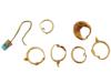 GROUP OF ANCIENT ROMAN EMPIRE GOLD EARRINGS PIC-0