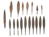 COLLECTION OF ANCIENT BRONZE ARROWHEADS PIC-1