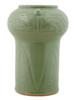 KOREAN UNUSUAL FORM CELADON GLAZED PORCELAIN VASE PIC-3