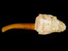 LARGE TURKISH HAND CARVED BLOCK MEERSCHAUM PIPE PIC-3