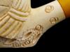 LARGE TURKISH HAND CARVED BLOCK MEERSCHAUM PIPE PIC-10