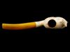 LARGE TURKISH HAND CARVED BLOCK MEERSCHAUM PIPE PIC-4