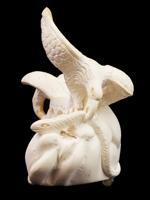 LARGE TURKISH HAND CARVED BLOCK MEERSCHAUM PIPE