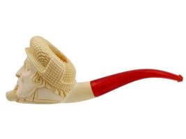 TURKISH HAKAN CARVED MEERSCHAUM SHERLOCK HOLMES PIPE