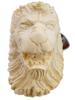 ANTIQUE CARVED MEERSCHAUM LION HEAD SCULPTED PIPE PIC-3