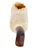 ANTIQUE CARVED MEERSCHAUM LION HEAD SCULPTED PIPE PIC-5