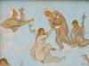 VINTAGE PERSIAN PAINTING BASED ON MINIATURE FROM 1495 PIC-3