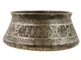 ANTIQUE ISLAMIC MIDDLE EASTERN SYRIAN DAMASCUS BOWL