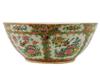 LARGE CHINESE FAMILLE ROSE PORCELAIN BOWL W FLOWERS PIC-1