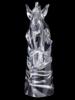 VTG FEDERAL STYLE ART GLASS HORSE HEAD SCULPTURE PIC-5