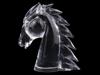 VTG FEDERAL STYLE ART GLASS HORSE HEAD SCULPTURE PIC-2