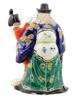 JAPANESE IMARI GEISHA PORCELAIN SCULPTURAL GROUP PIC-3