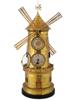 19TH C FRENCH WINDMILL CLOCK BAROMETER STYLE OF GUILMET PIC-1