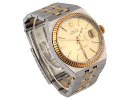 ROLEX OYSTER DATEJUST 18K GOLD STEEL WRISTWATCH