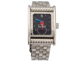 ALAIN SILBERSTEIN BOLIDO STAINLESS STEEL WRISTWATCH