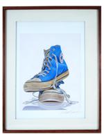 AMERICAN SNEAKERS COLOR LITHOGRAPH BY SCOTT JACOBS