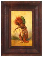 MOENNITARRI PORTRAIT OIL PAINTING AFTER KARL BODMER