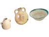 ANCIENT ROMAN TERRACOTTA AND GLAZED CLAY ITEMS PIC-1