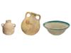 ANCIENT ROMAN TERRACOTTA AND GLAZED CLAY ITEMS PIC-0